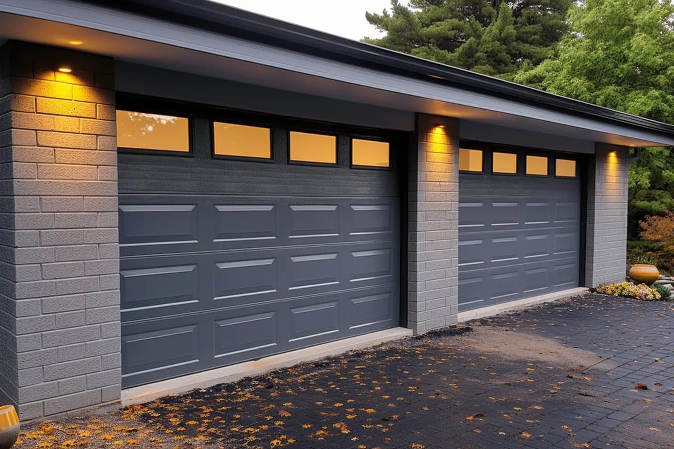 Pressed Panel sectional garage door