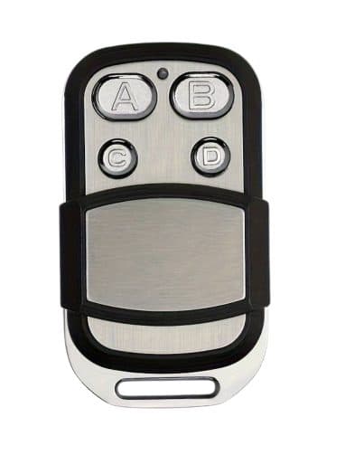 A four-channel A B C D garage door remote